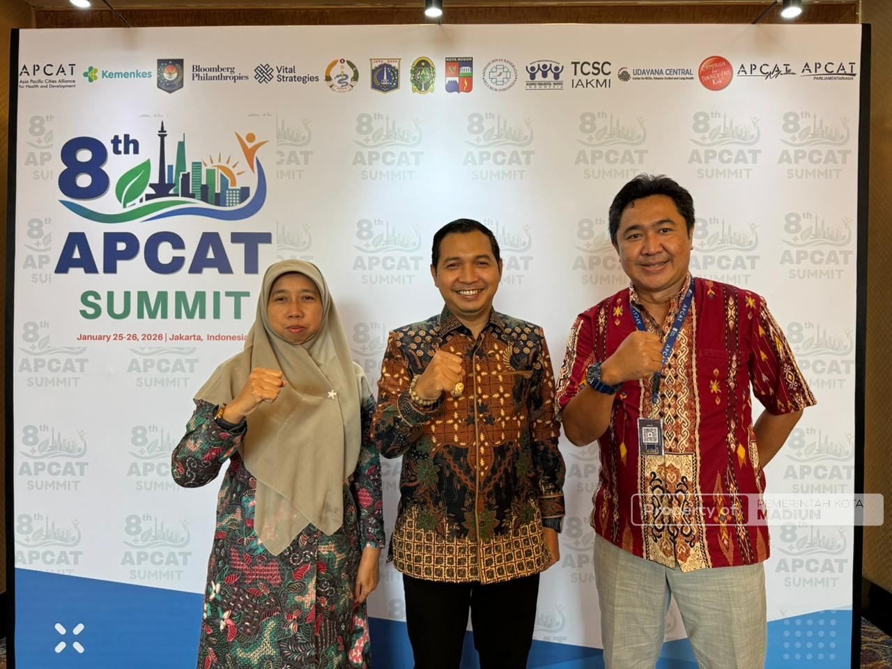 Perkuat Posisi Kota Madiun terhadap Isu Kesehatan Global, Plt Wali Kota F Bagus Panuntun Hadiri APCAT Summit 2026