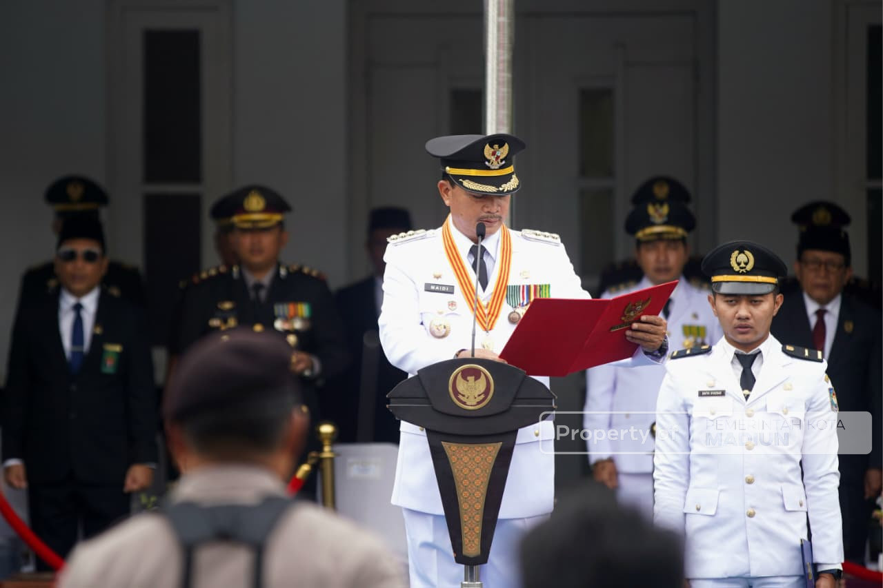 Pimpin Apel Hari Pahlawan, Wali Kota Harap Semangat Pejuang Terus Hidup di Kota Madiun