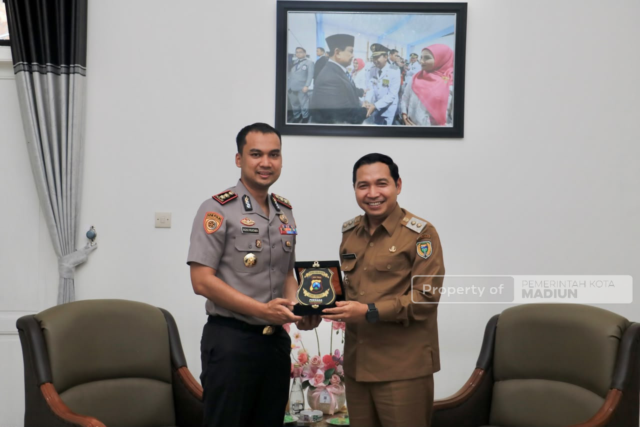 Terima Silaturahmi Kapolres Baru, Plt Wali Kota Madiun Perkuat Sinergi Jaga Kondusivitas Kota