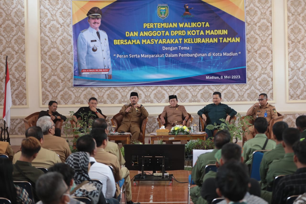 Bertemu Masyarakat Kelurahan Taman, Wali Kota Serap Aspirasi Sekaligus Sampaikan Program Pembangunan
