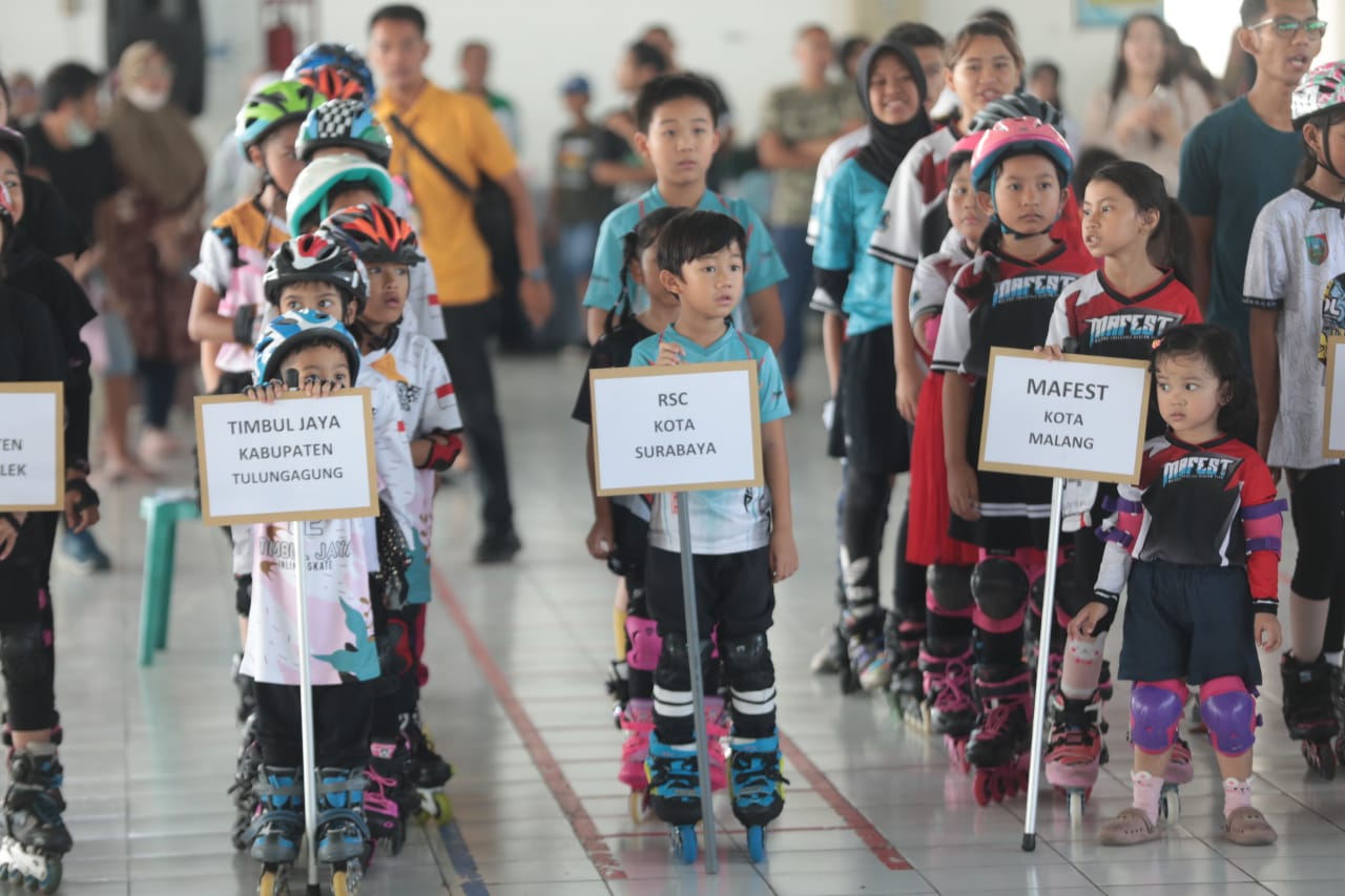 Buka Kejuaraan Sepatu Roda, Wali Kota Imbau Jaga Sportivitas