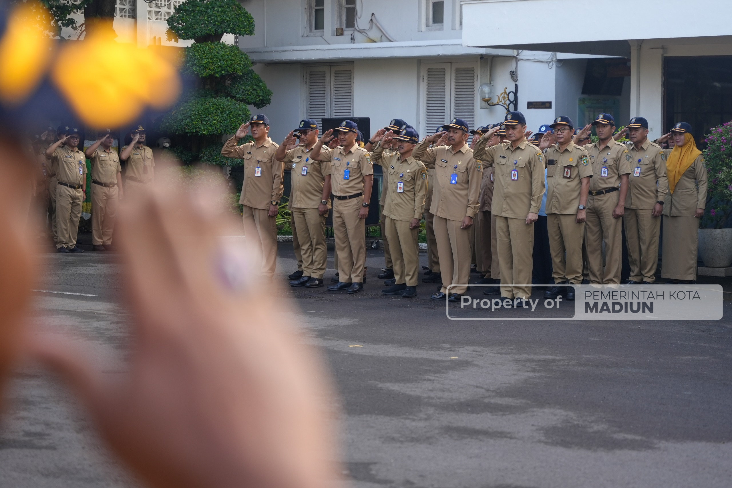 Perkuat Disiplin ASN, Pemkot Gelar Apel Pejabat di Balai Kota