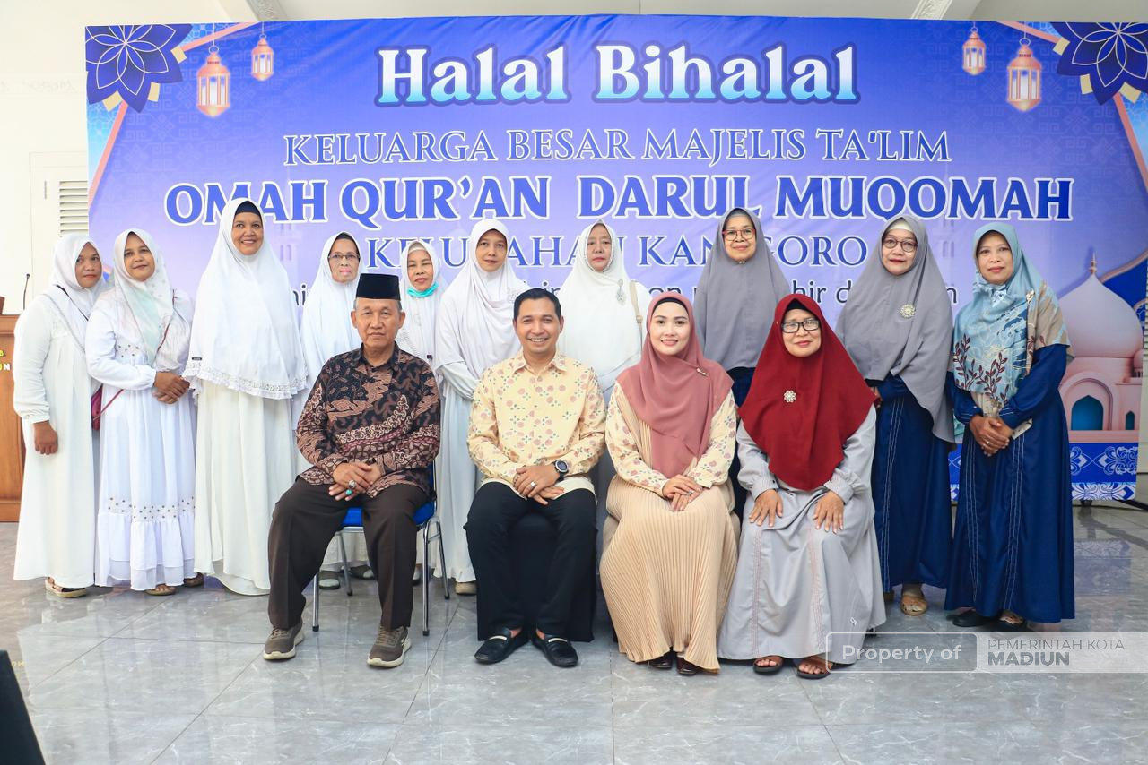 Hadiri Halal Bihalal Majelis Ta’lim, Plt Wali Kota Madiun Tekankan Penguatan SDM guna Pengentasan Kemiskinan