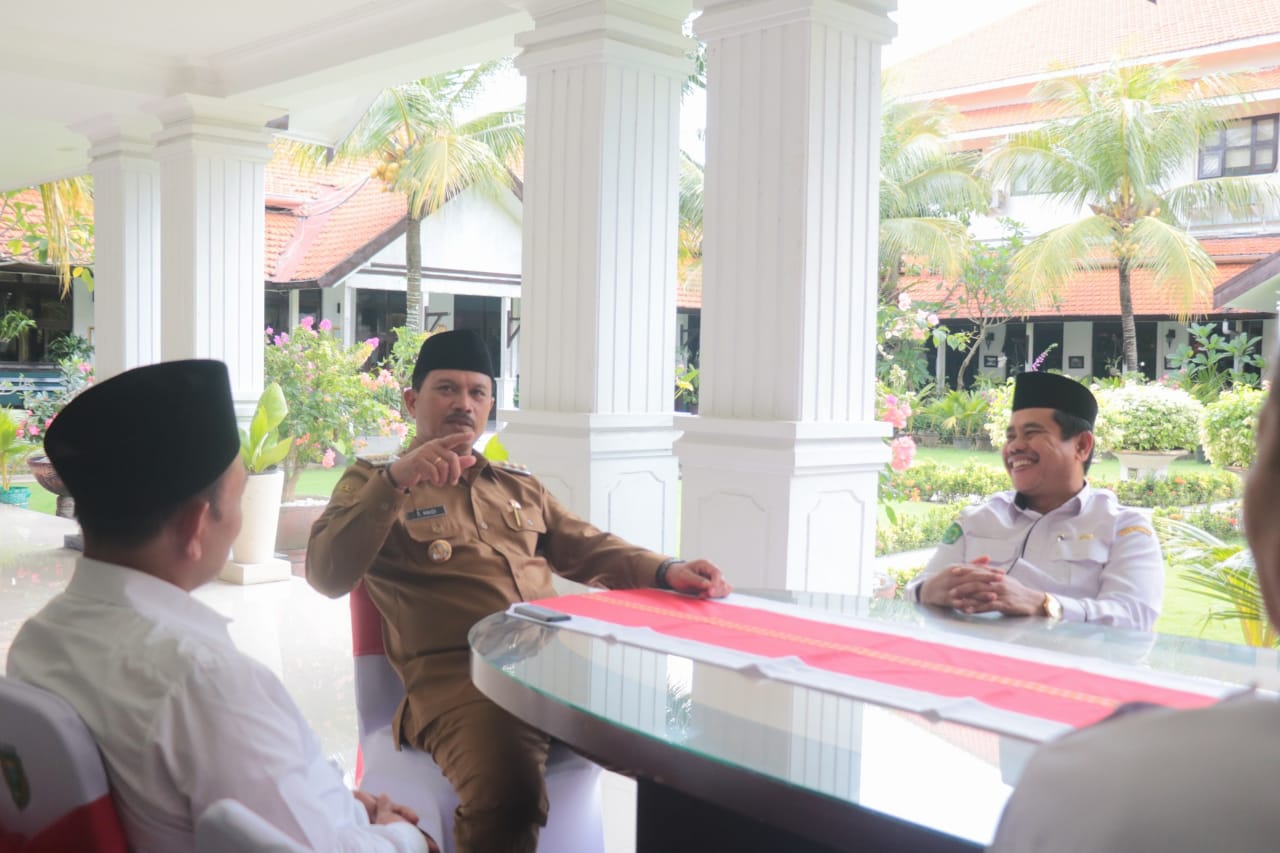 Audiensi Dengan Kepala Kemenag, Wali Kota Harap Sinergitas Untuk Bangun Kota