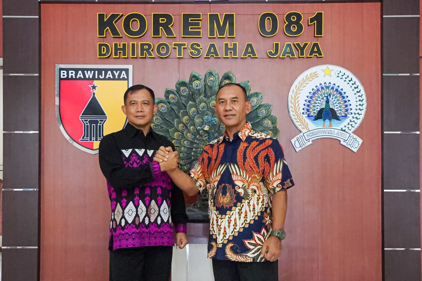 Pucuk Pimpinan Korem 081 Berganti, Kolonel Inf Sugiono Gantikan Kolonel Deni Rejeki