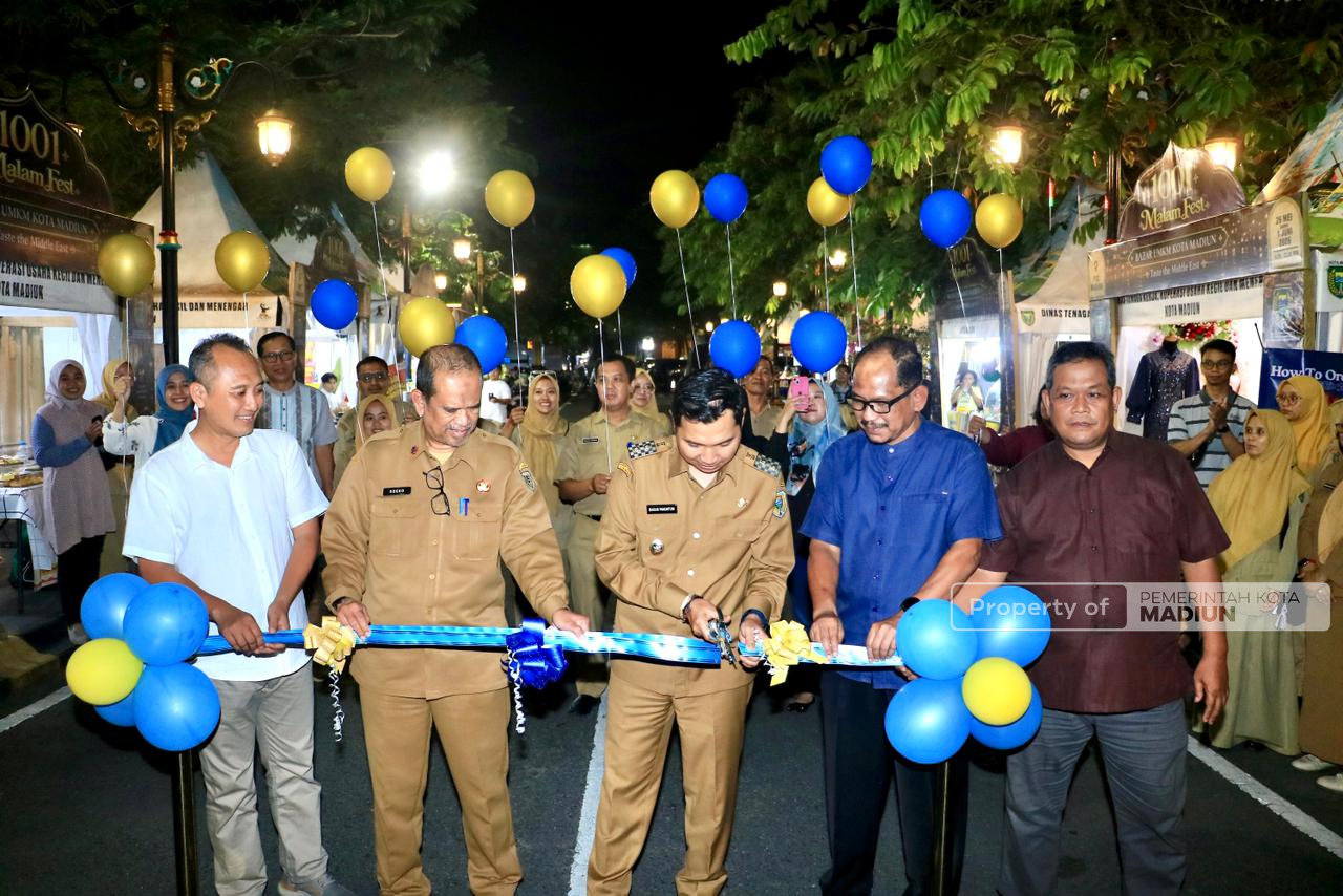 Buka “1001 Malam Fest”, Plt Wali Kota Madiun Harap Dongkrak Perputaran Ekonomi UMKM