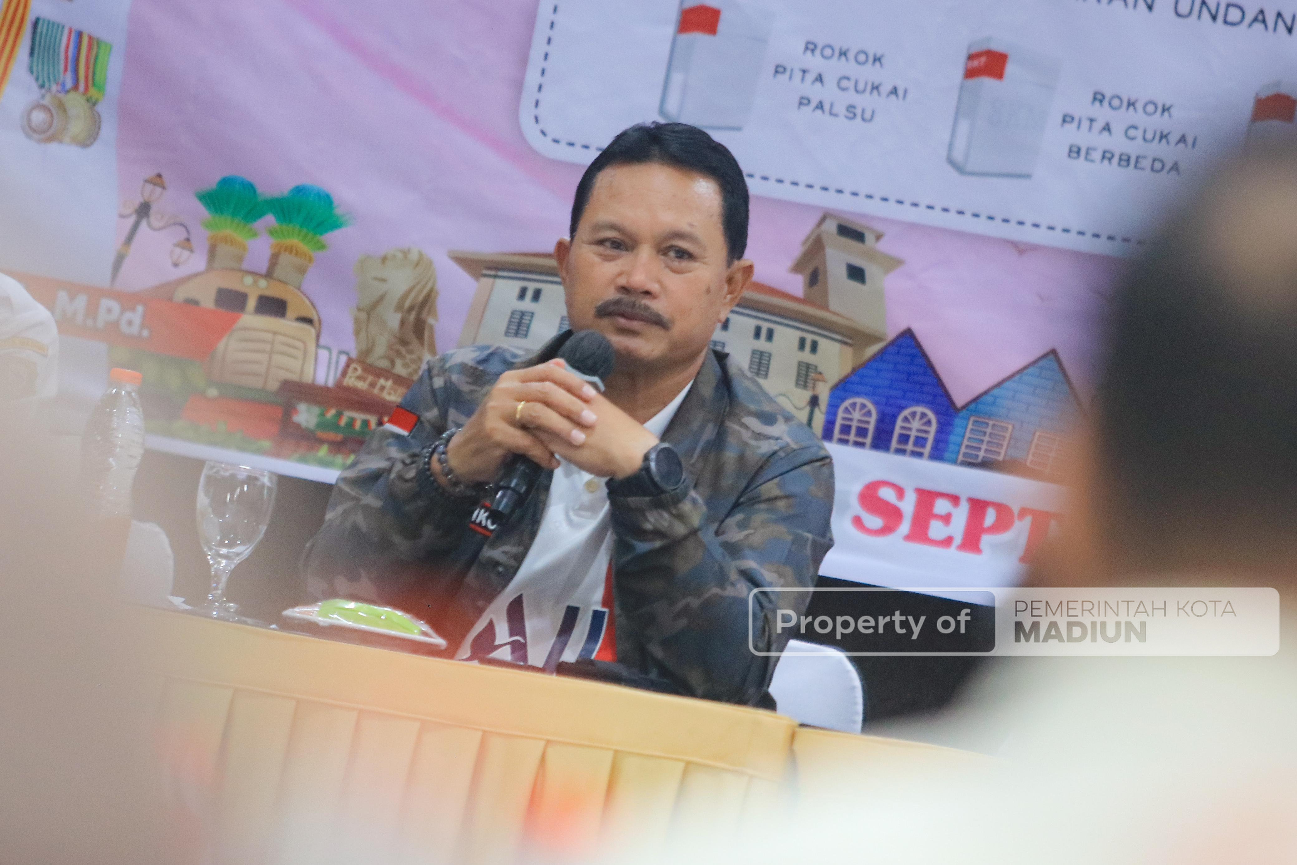 Sosialisasikan Peraturan Pengawasan BKC, Wali Kota Madiun: BKC Ilegal Merugikan Negara!