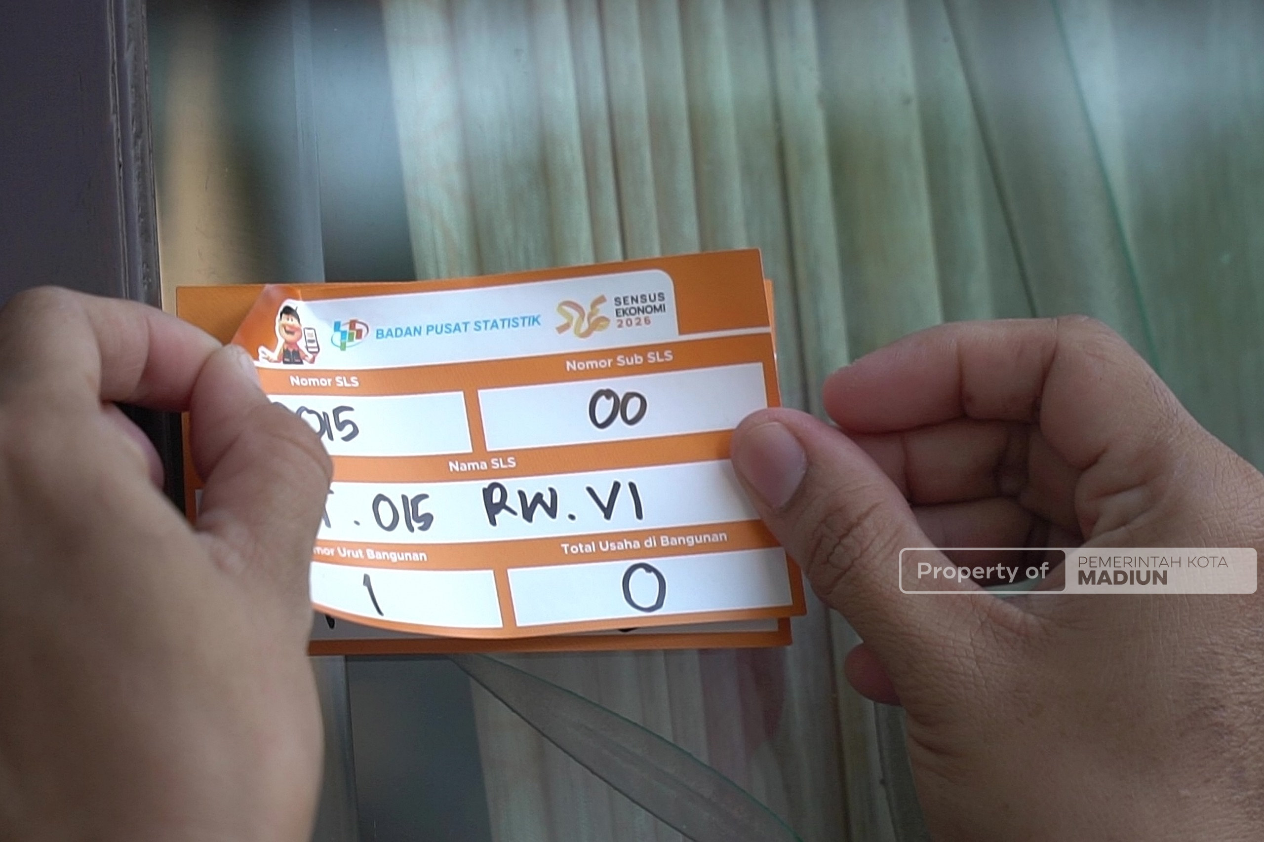 Terima Petugas Sensus Ekonomi 2026, Plt Wali Kota Madiun Ajak Warga Berikan Data yang Jujur