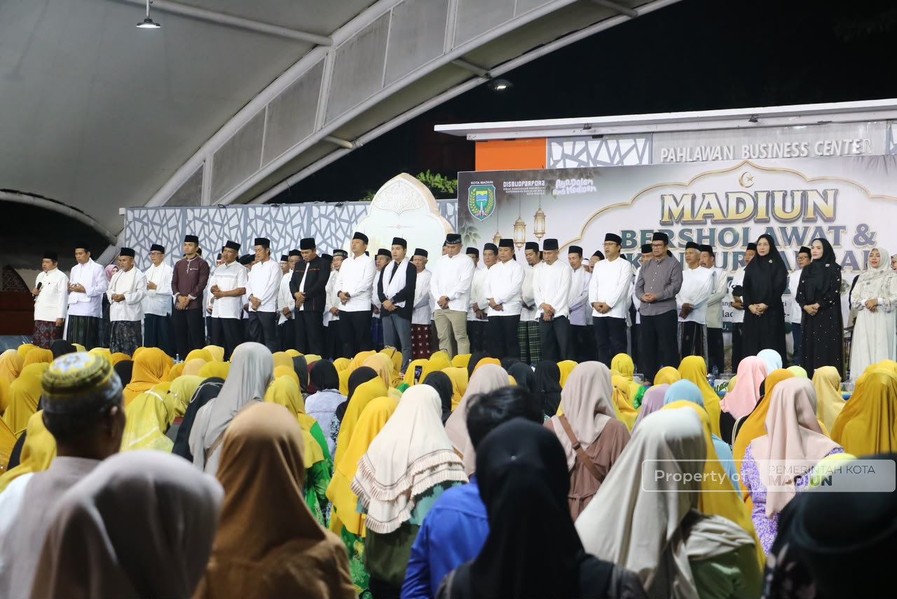 Lewat Madiun Bersholawat dan Kenduri Akbar, Plt Wali Kota Harap Semua Masyarakat Turut Mendoakan Kota Pendekar