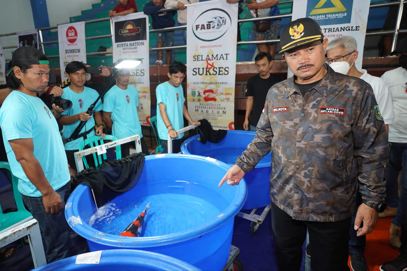Buka Wali Kota Cup Pendekar Koi Show, Wali Kota Buka Pintu Lebar-lebar Event di Kota Pendekar
