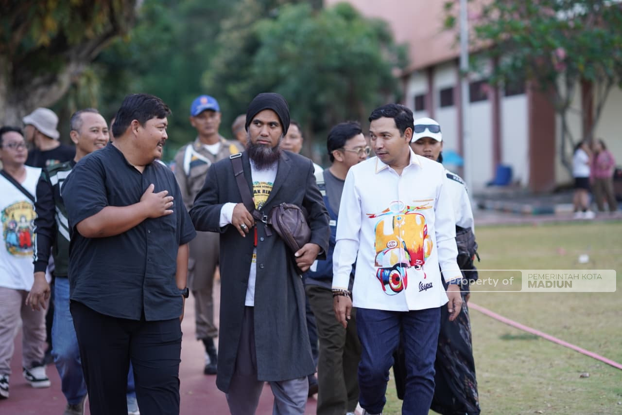 Black Scooter Gagak Rimang Jadi Pembuka Rangkaian HUT ke-108 Kota Madiun