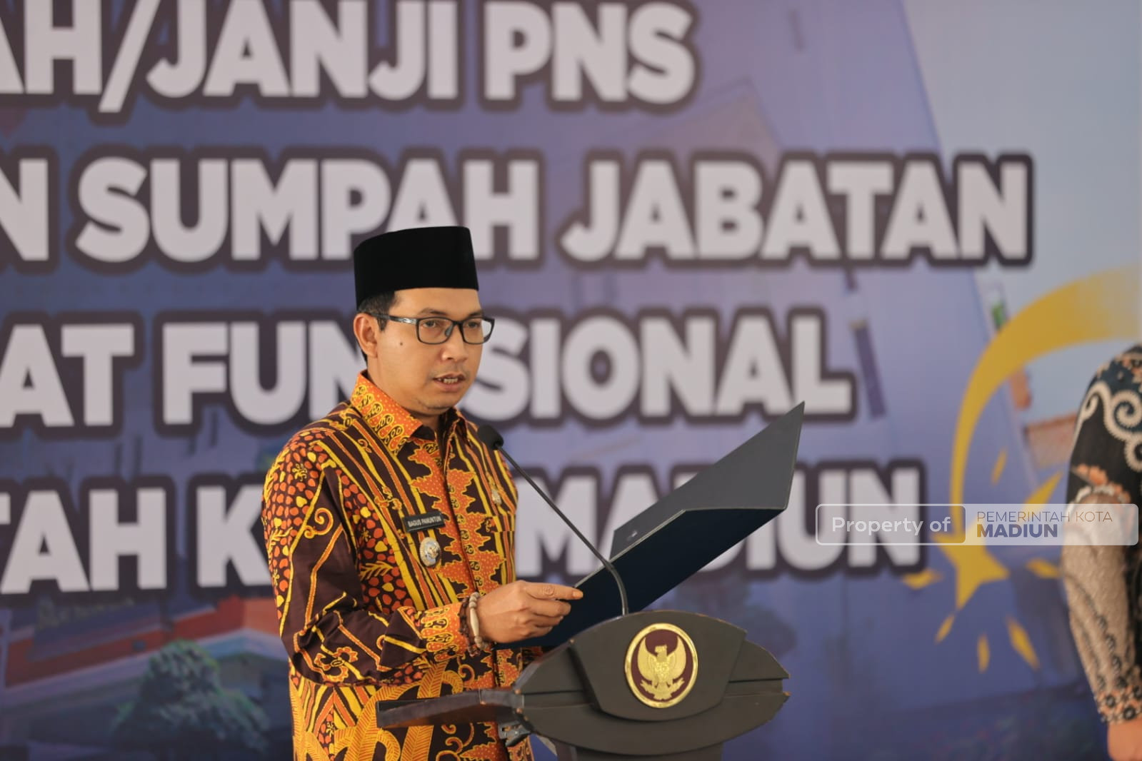 Pemkot Madiun Lantik 69 PNS, Plt Wali Kota Tekankan Pengabdian dan Kinerja Pelayanan