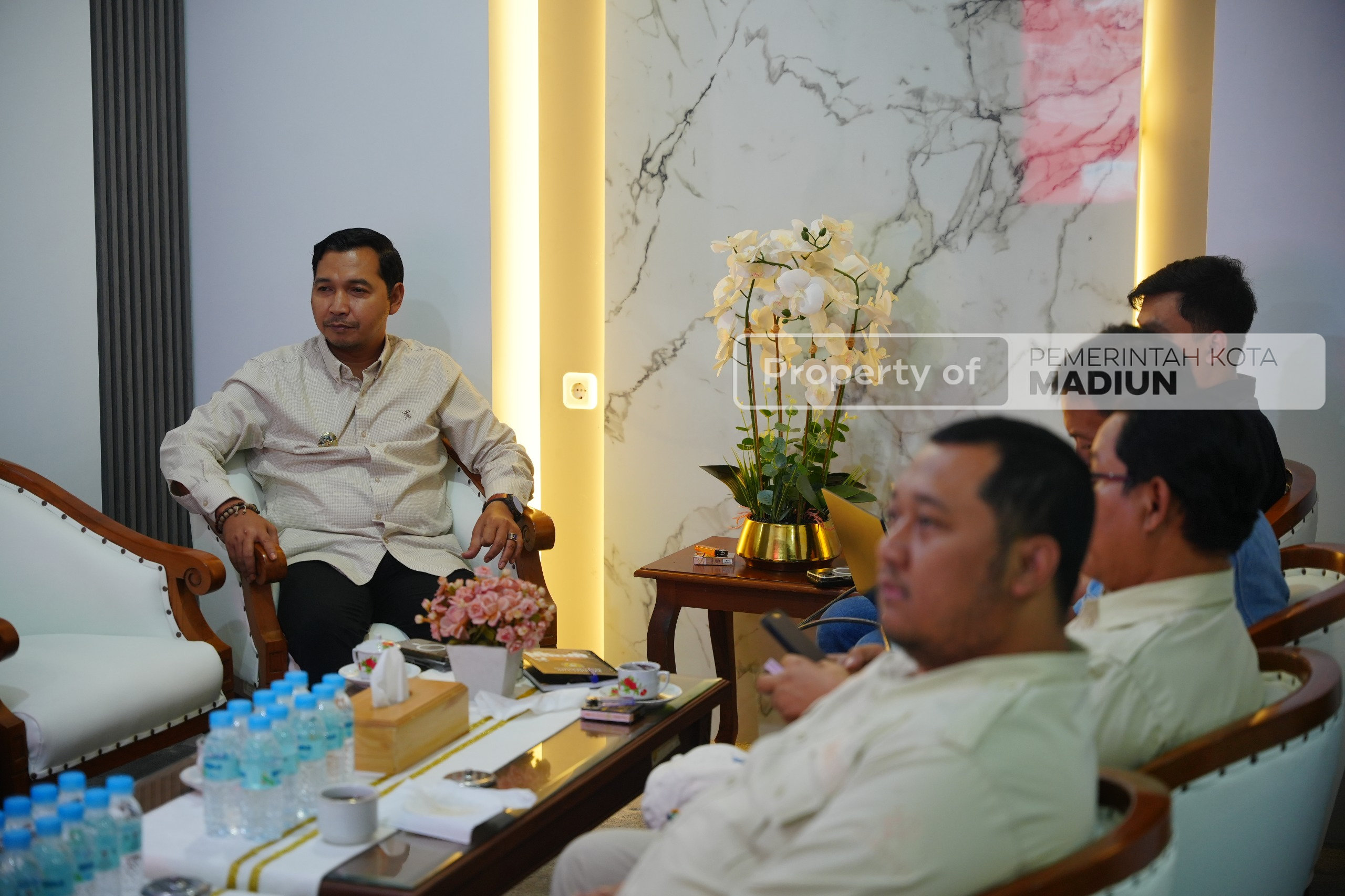 Terima Audiensi, Wawali Bahas Penawaran Kerjasama Terkait Infrastruktur Digital