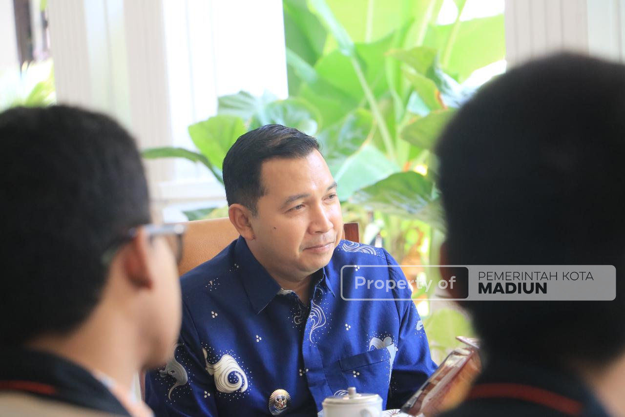 Terima Audiensi SMAN 6 Madiun, Wawali Beri Apresiasi Event Smasix Laskara Running