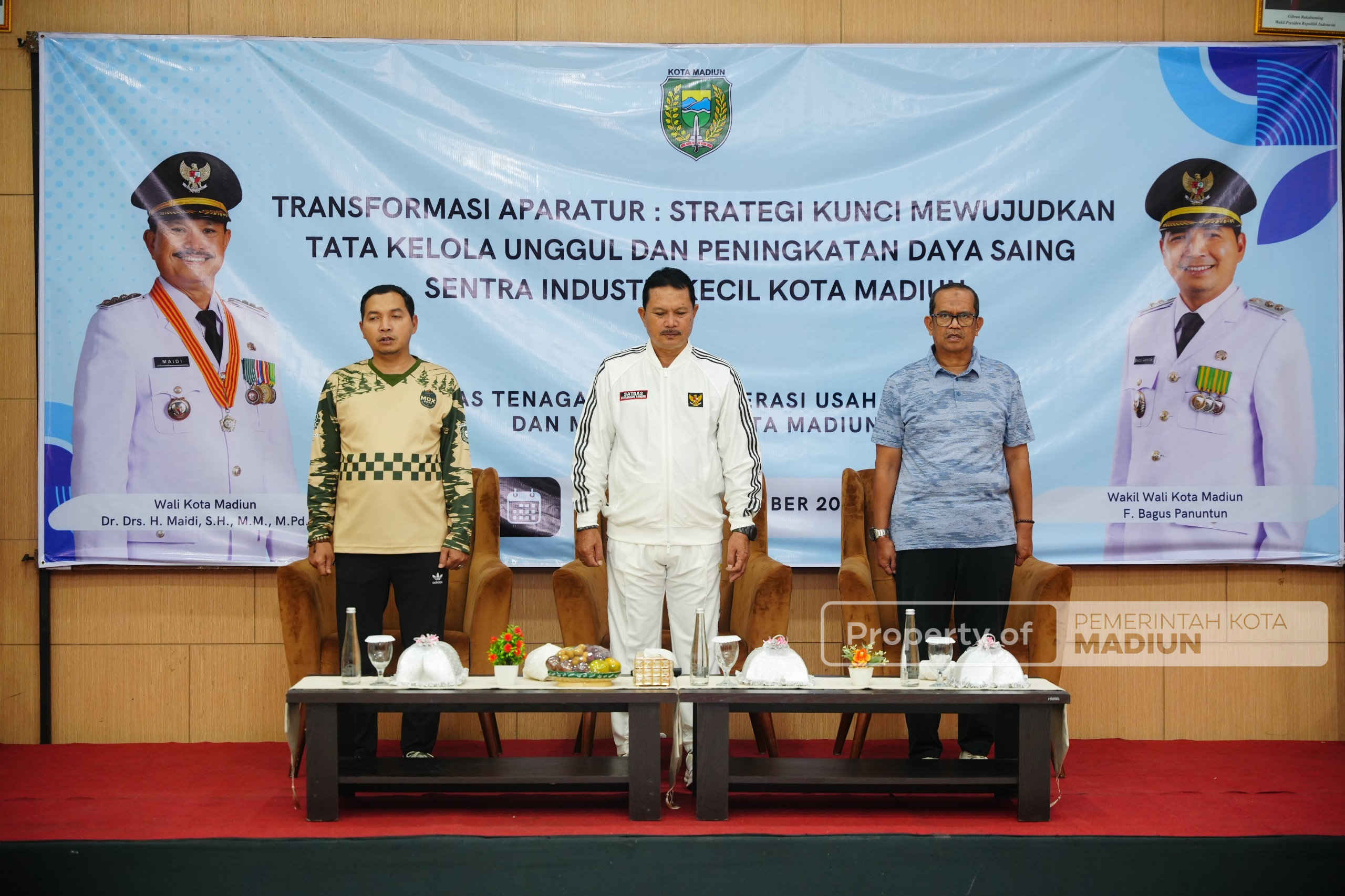 Pembinaan ASN Disnaker-KUKM, Wali Kota Madiun Tekankan Tata Kelola dan Daya Saing Industri Kecil