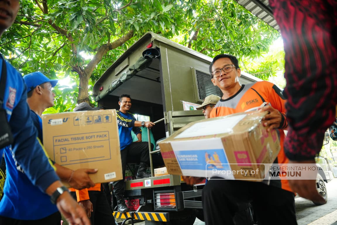 Pemkot Madiun Kirim Bantuan Korban Bencana Sumatera, Total Ada Sembilan Truk di Tahap Pertama