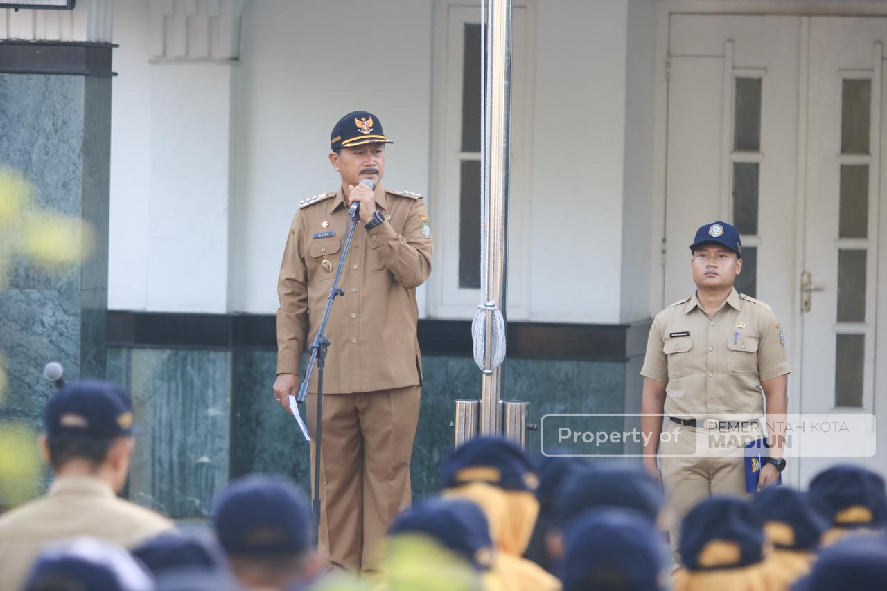 Pimpin Apel Kerja Pejabat, Wali Kota Madiun Tekankan Disiplin ASN dan Tertib Administrasi
