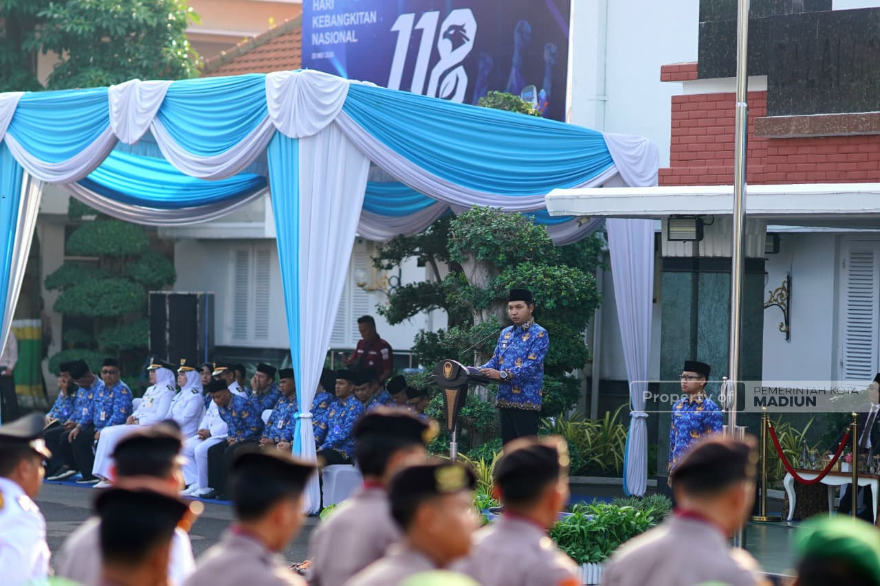 Peringati Harkitnas, Plt Wali Kota Madiun: Jangan Hanya Mengenang Sejarah, Tetapi Juga Menumbuhkan Semangat Para Pejuang Terdahulu