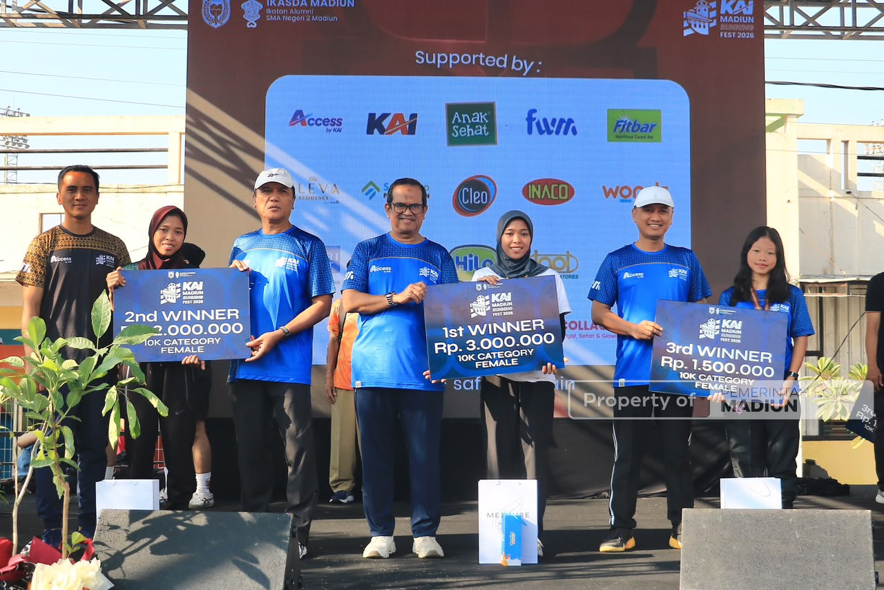 Turut Madiun Running Fest 2026, Plt Wali Kota Harap Jadi Agenda Rutin ke Depan