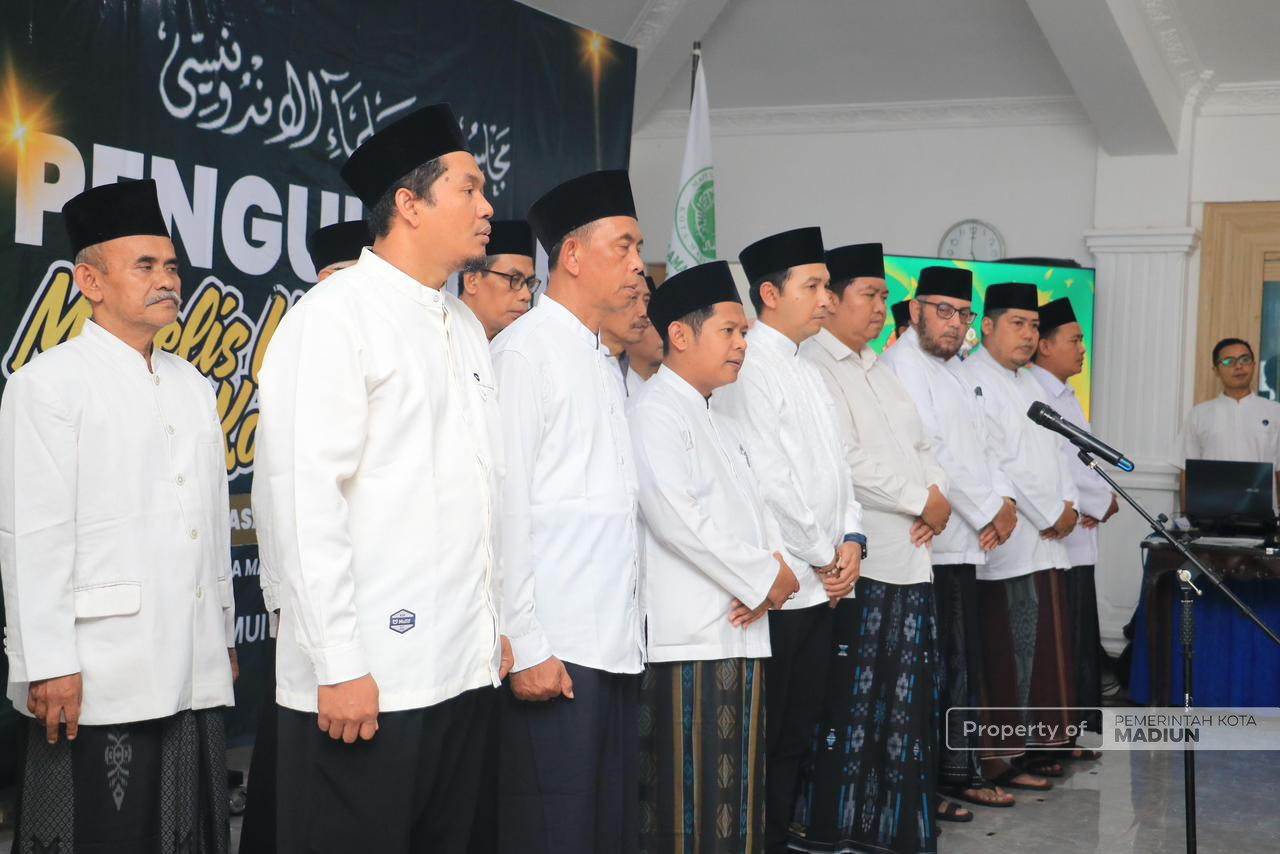 Pengurus MUI Kota Madiun 2025–2030 Dikukuhkan, Plt Wali Kota Dorong Sinergi Peningkatan SDM