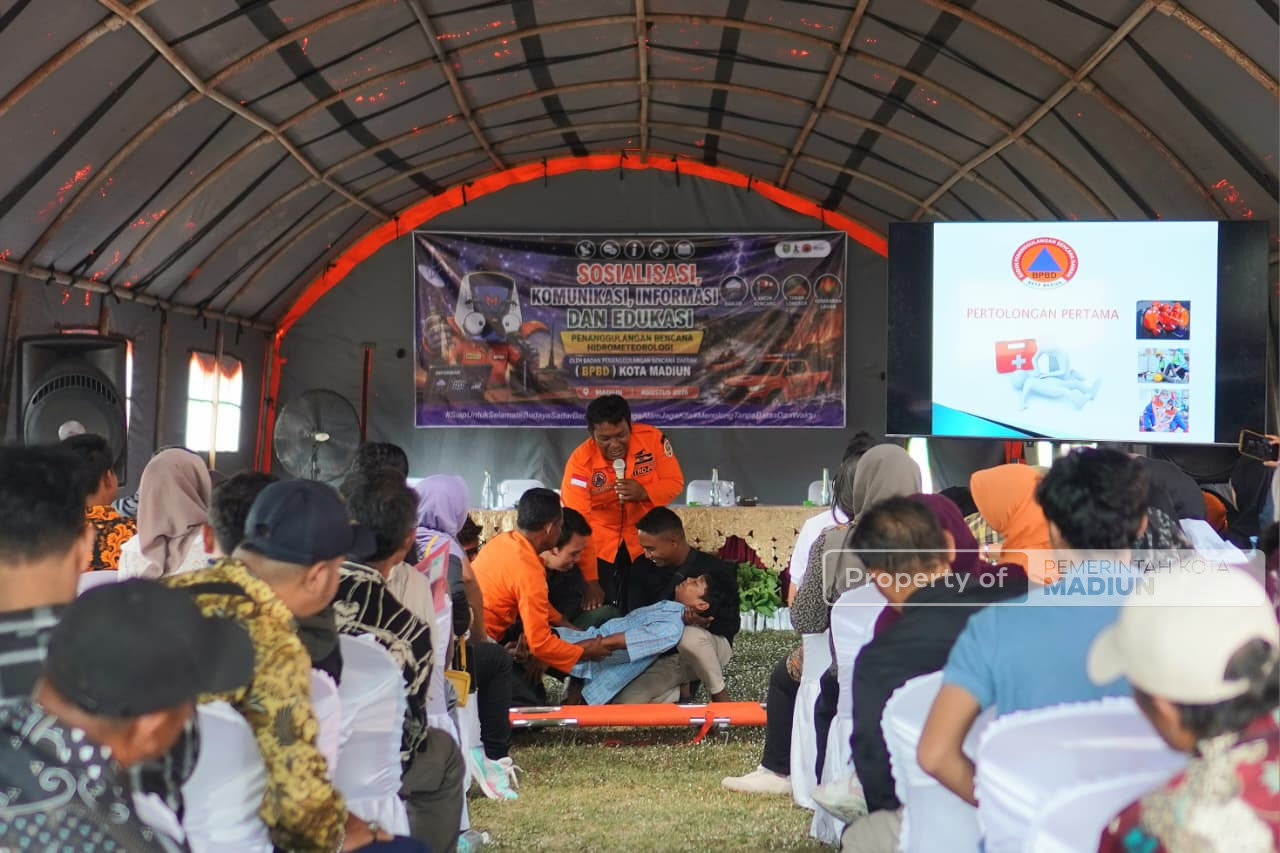 Hadapi Puncak Musim Kemarau, Pemkot Madiun Perkuat Mitigasi Lewat Sosialisasi Bencana Hidrometeorologi