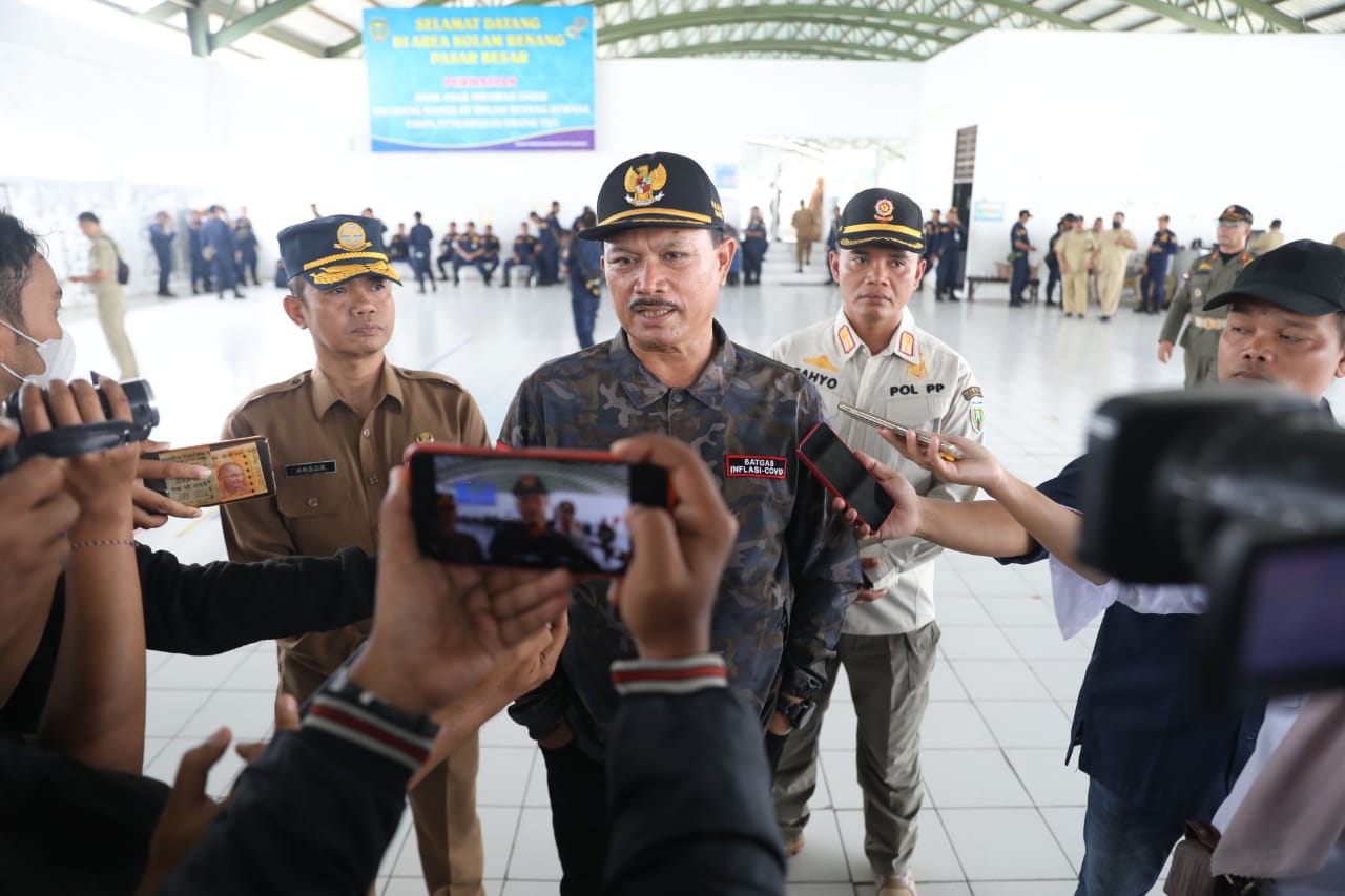 Pimpin Apel Tim Gabungan Pasar Besar Madiun, Wali Kota Pesan Jaga Ketertiban