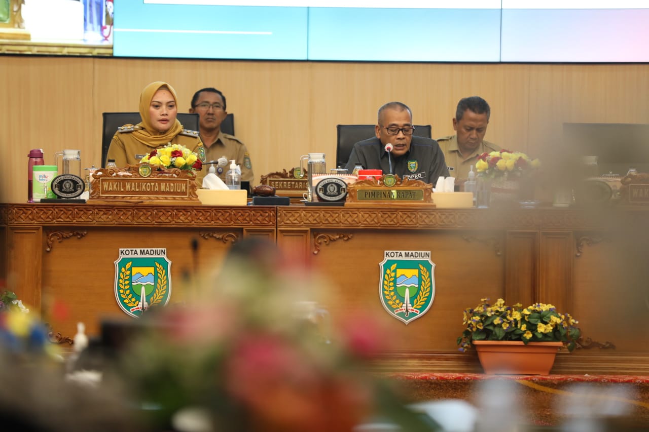 Pemkot Madiun Mulai Bahas Tiga Raperda Inisiatif DPRD Melalui Sidang Paripurna