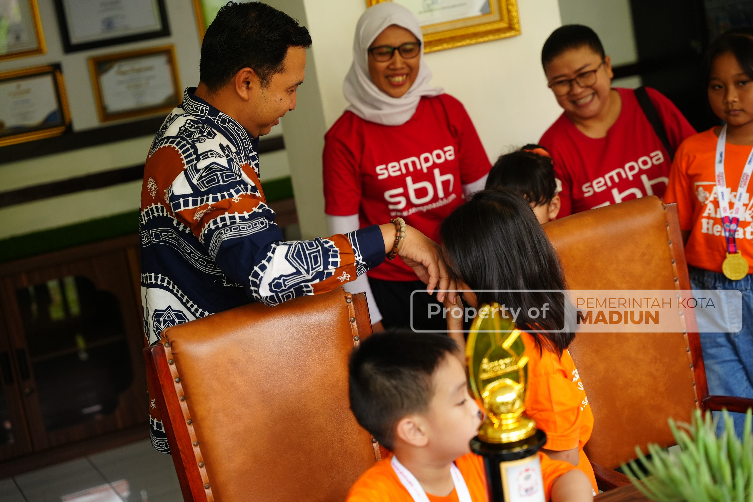 Prestasi Sempoa Buah Hati Madiun Mendunia, Wakil Wali Kota Beri Apresiasi