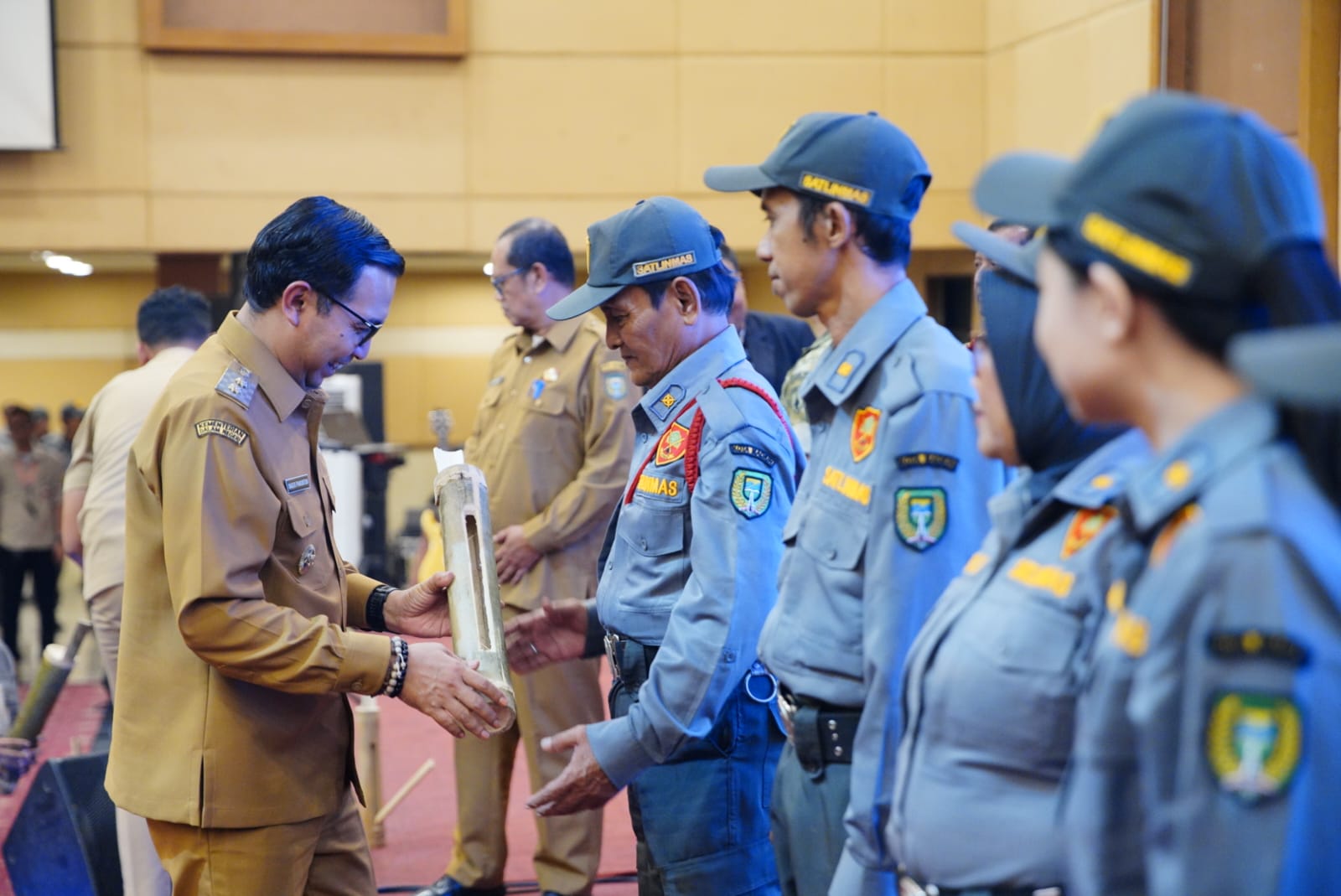 Tak Hanya TNI-Polri, Linmas Jadi Kunci Keamanan Kota Madiun