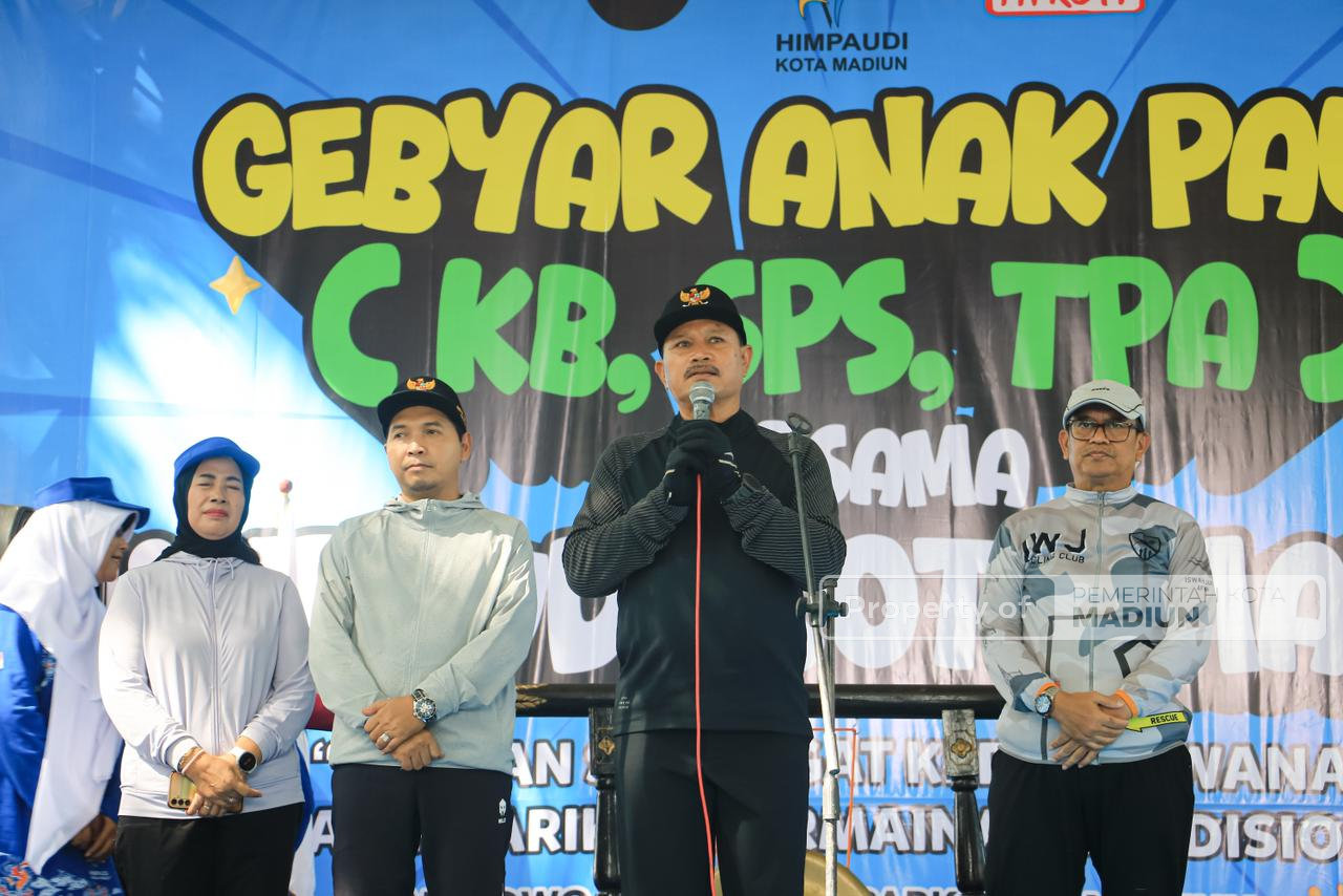 Buka Gebyar Anak PAUD, Wali Kota Madiun Ajak Orang Tua dan Guru Kawal Pertumbuhan Generasi Emas