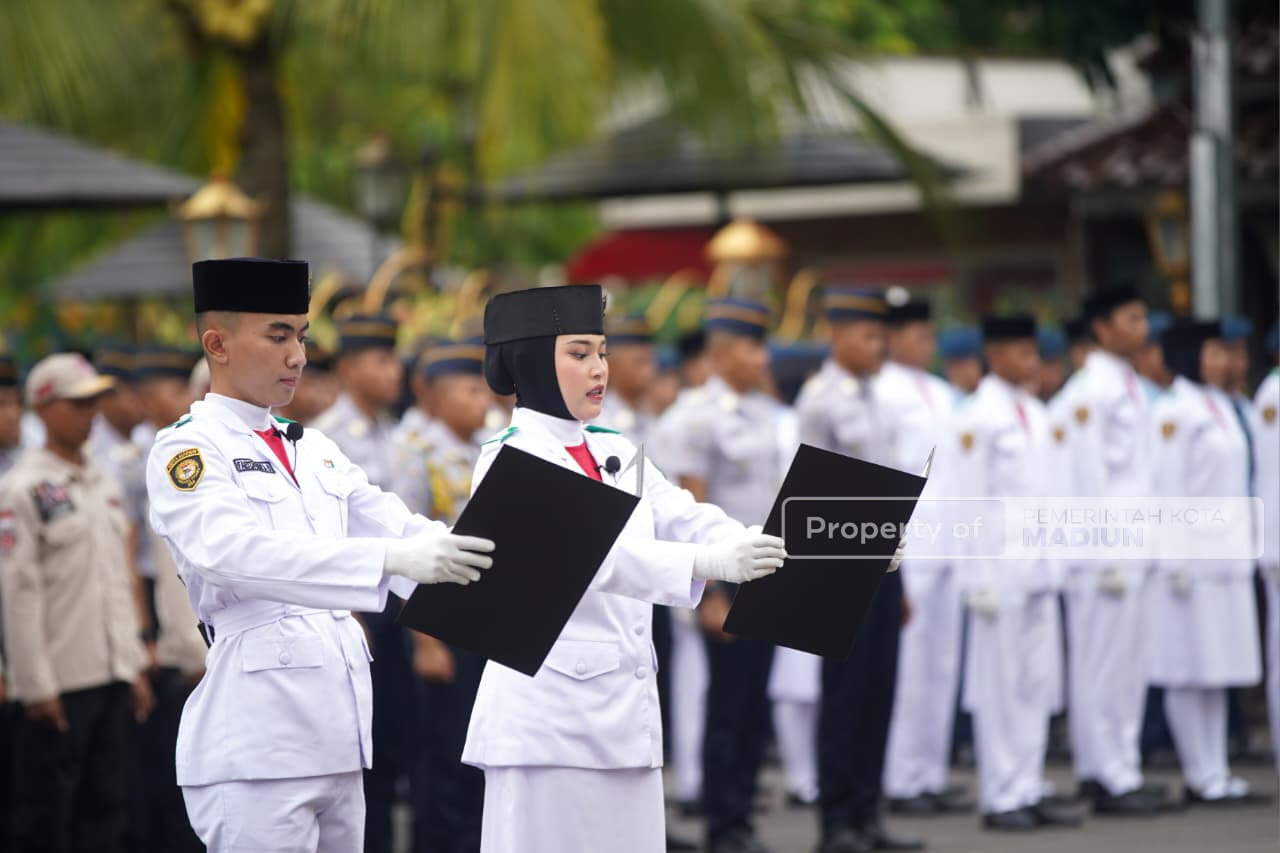 Pimpin Apel Hari Pahlawan, Wali Kota Harap Semangat Pejuang Terus Hidup di Kota Madiun