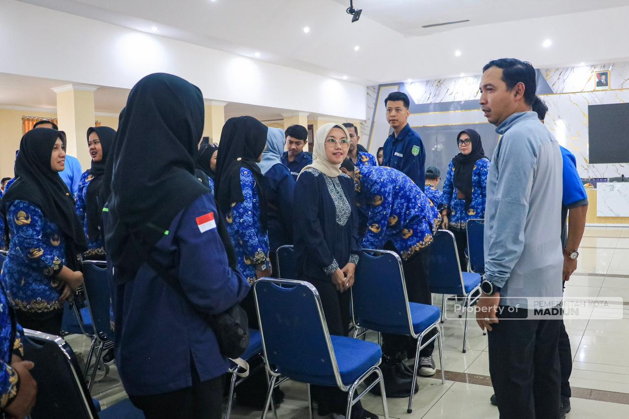 Hadiri Pembinaan Disperkim, Plt Wali Kota Madiun Dorong Peningkatan Kinerja Petugas