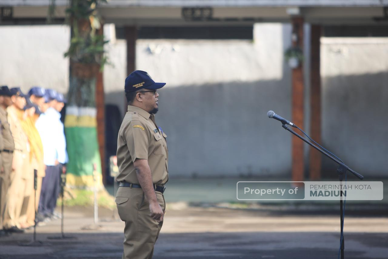 Pimpin Apel Kerja Pejabat, Wali Kota Madiun Tekankan Disiplin ASN dan Tertib Administrasi