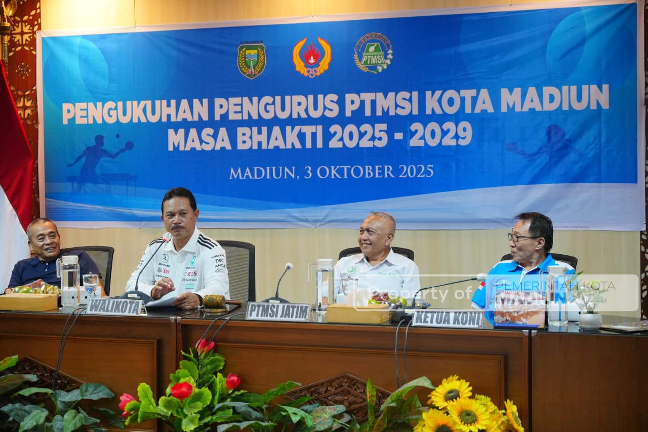 Resmi Dikukuhkan, Pengurus PTMSI Optimis Bawa Atlet Kota Madiun Berprestasi