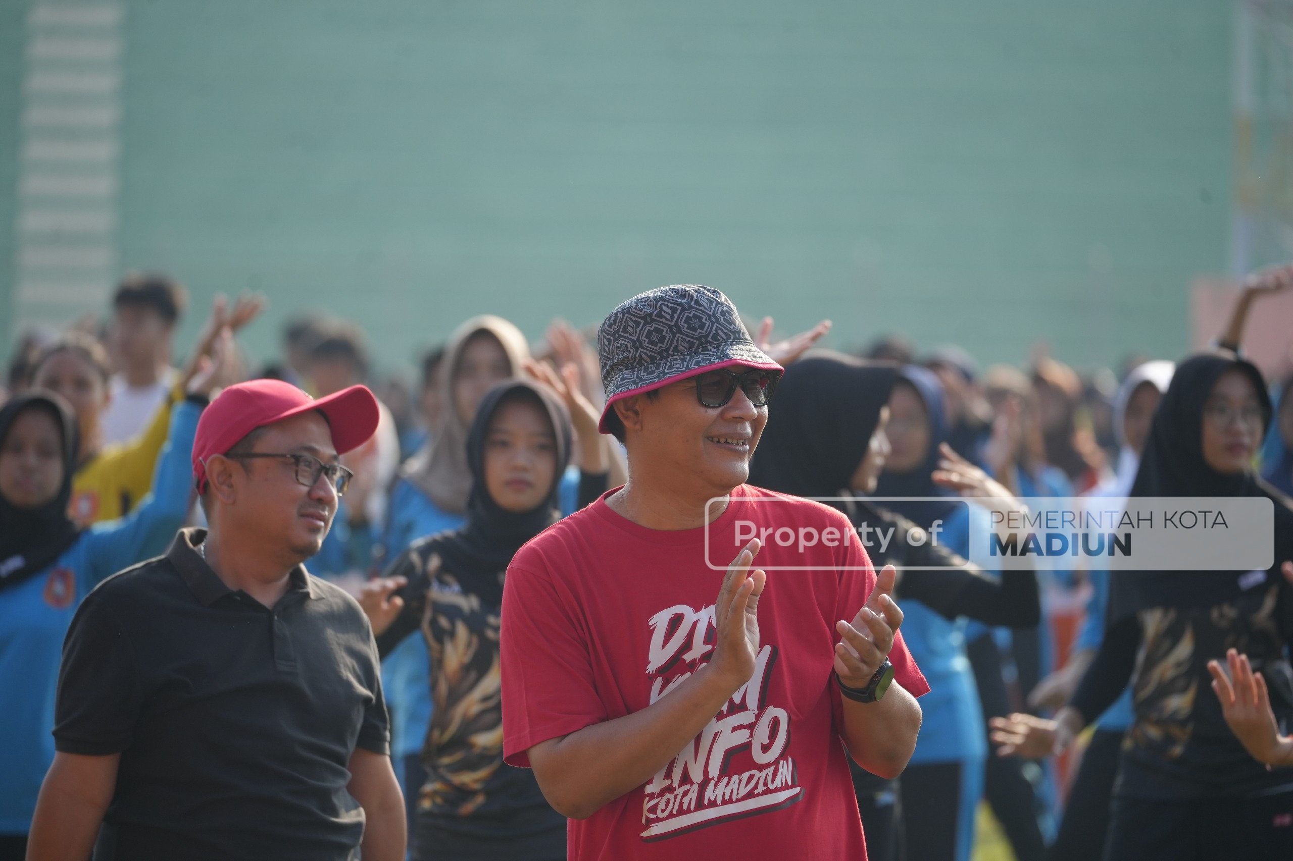 Peringati Haornas ke-42, Senam Bareng Gubernur Jatim Diikuti Ribuan Peserta