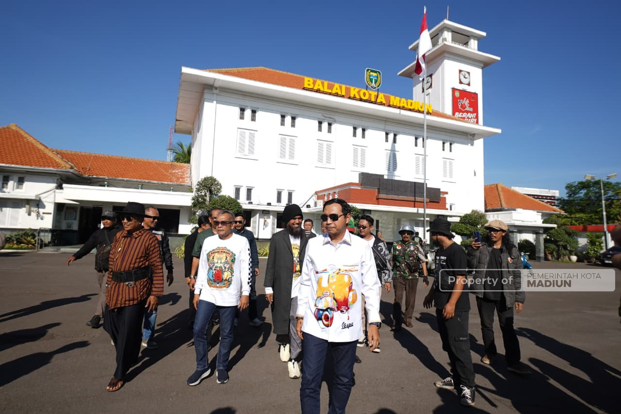 Black Scooter Gagak Rimang Jadi Pembuka Rangkaian HUT ke-108 Kota Madiun
