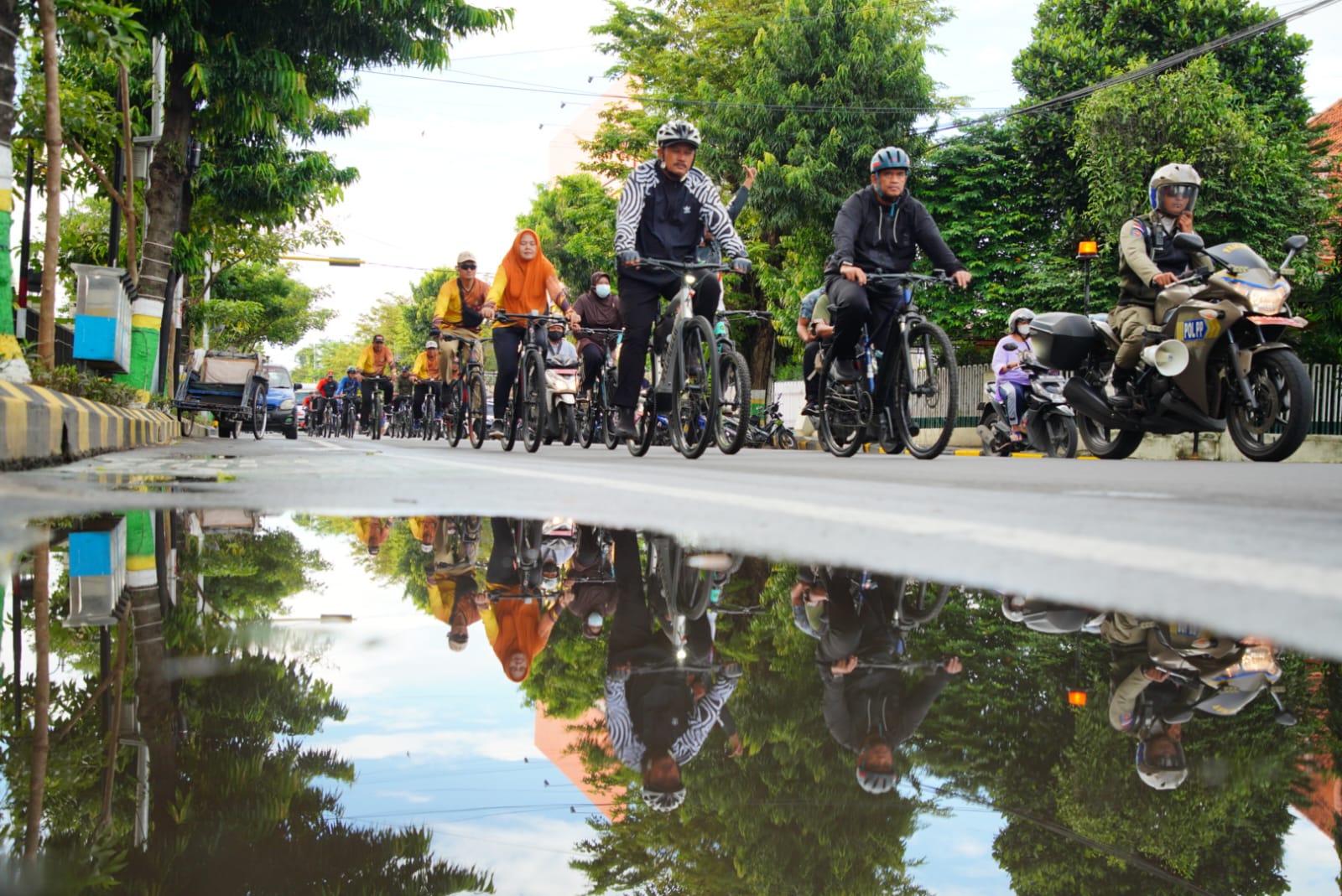 Gowes Tiga Kelurahan, Wali Kota Cek Usulan Pembangunan 2024