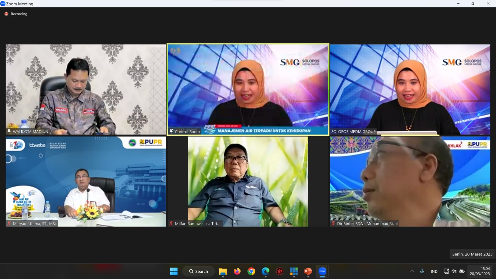 Jadi Narasumber Hari Air Sedunia, Wali Kota Ajak Warga Cintai Lingkungan