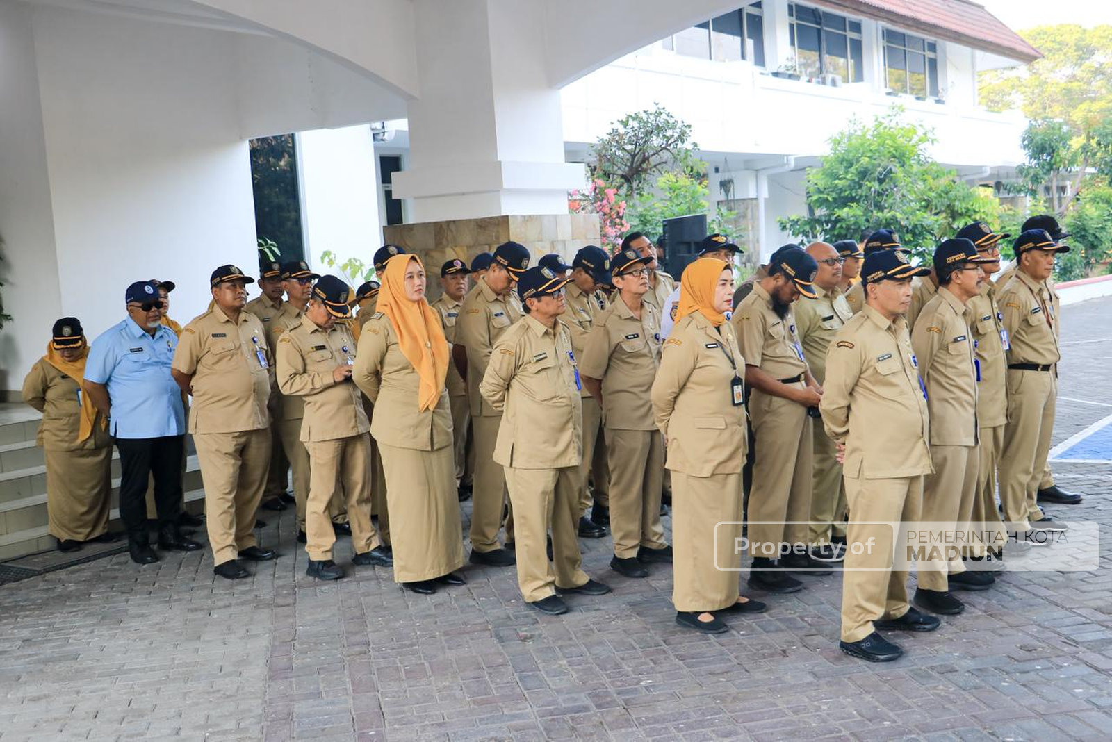 Pimpin Apel Pejabat, Wali Kota Madiun Wajibkan Seluruh ASN Hafal Panca Prasetya KORPRI