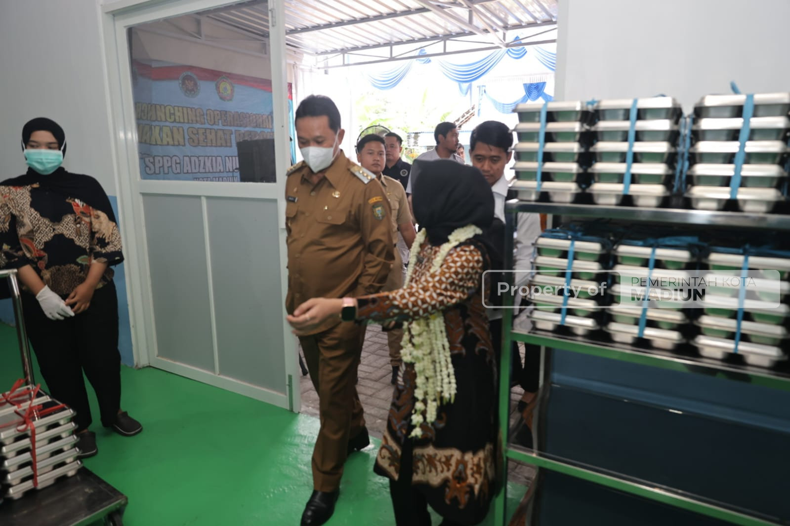 Jadi Dapur MBG Kedelapan, Wali Kota Madiun Resmikan Operasional SPPG Adzkia Nugraha