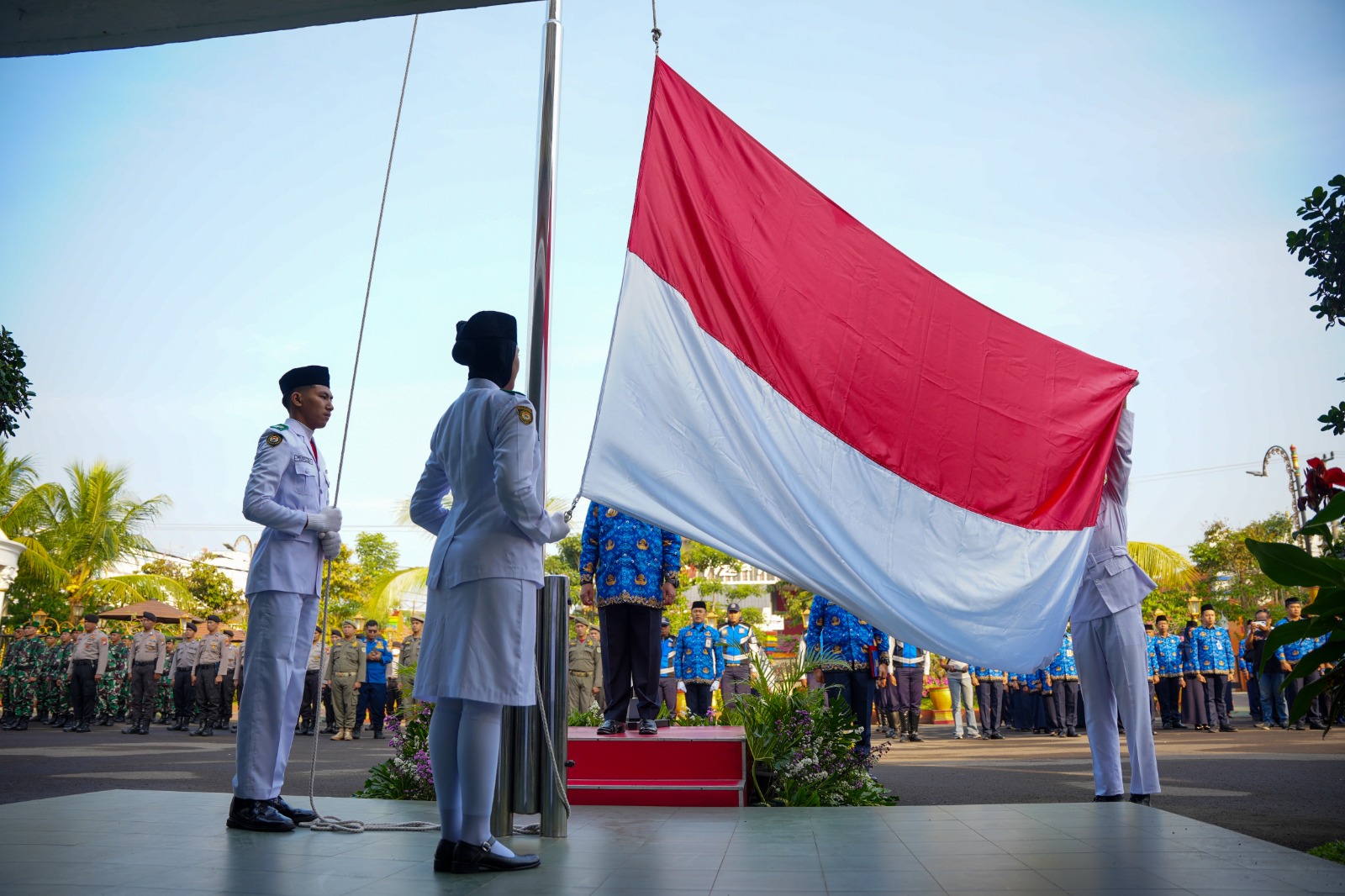 Pimpin Upacara Harlah Pancasila, Wali Kota Ajak Masyarakat Tingkatkan Gotong Royong