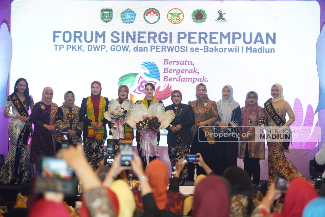 Hadiri Forum Sinergi Perempuan Bakorwil I Madiun, Wali Kota Tekankan Pentingnya Peran Perempuan untuk Kemajuan Kota
