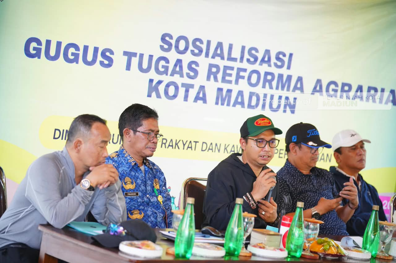 Plt Wali Kota Madiun Bentuk GTRA, Persoalan Hak Tanah Ditangani Lebih Cepat